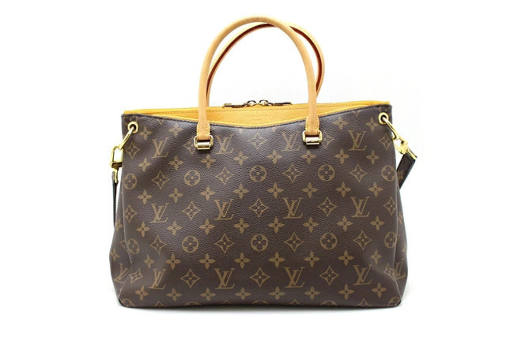 Louis Vuitton Monogram Handbag Pallas Saffron
